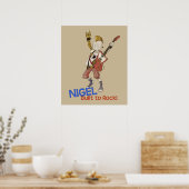 Poster 4 Petits monstres - Nigel (Cuisine)