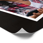 Poster 4 Photo Collage Gold Graduation Party Signale (Coin)