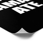 Poster 4 Plus 4 Equal Kamala Ate Vote Kamala Drôle Dit (Coin)