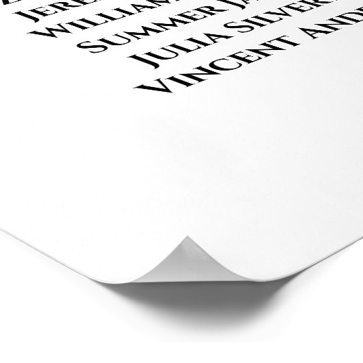 Poster 4 Table Roses Violettes Plan de Table Élégant pour (Coin)