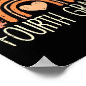 Poster 4e année Arc-en-ciel Premier jour Enseignement sco (Coin)