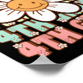 Poster 4e année super Retour à l'école Premier jour de qu (Coin)