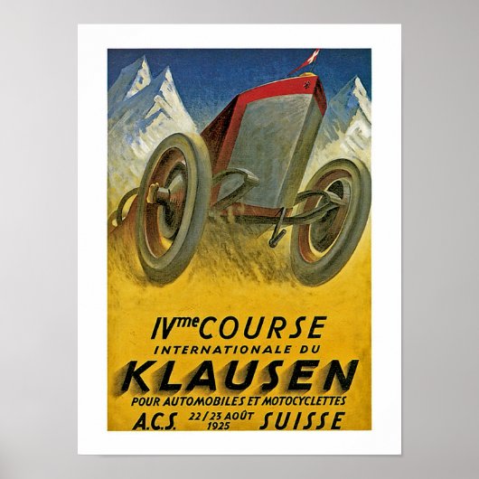Poster 4e cours Internationale du Klausen (Devant)