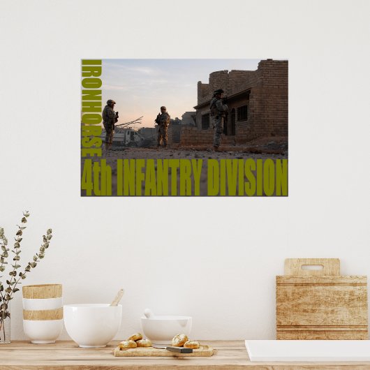 Poster 4e division d'infanterie (Cuisine)