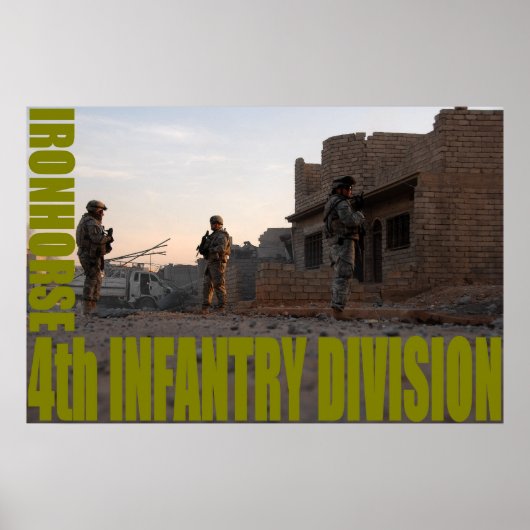 Poster 4e division d'infanterie (Devant)