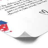 Poster 4e du jeu de Baby shower du ventre de maman (Coin)