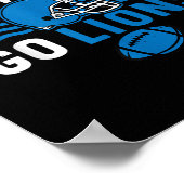 Poster 4ème En Bas Et Fck It Go Lions (Coin)