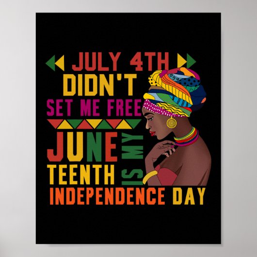 Poster 4ème Ne M'Ont Pas Libéré JunetDix Est Mon Indépend (Devant)