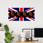 Poster 4ème victoire cette année au missile Manx (Bureau à domicile)