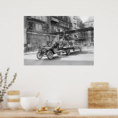 Poster 4th of July Biplane, early 1900s (Cuisine)