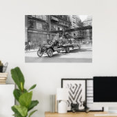 Poster 4th of July Biplane, early 1900s (Bureau à domicile)