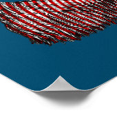 Poster 4th of July Scottish Terrier Dog US American Flag (Coin)