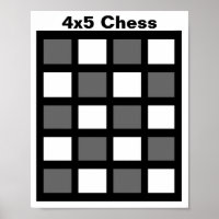 4x5 - Chess TAG Grid (1-1/4" fridge magnets)