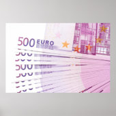 Poster 500 euros (Devant)