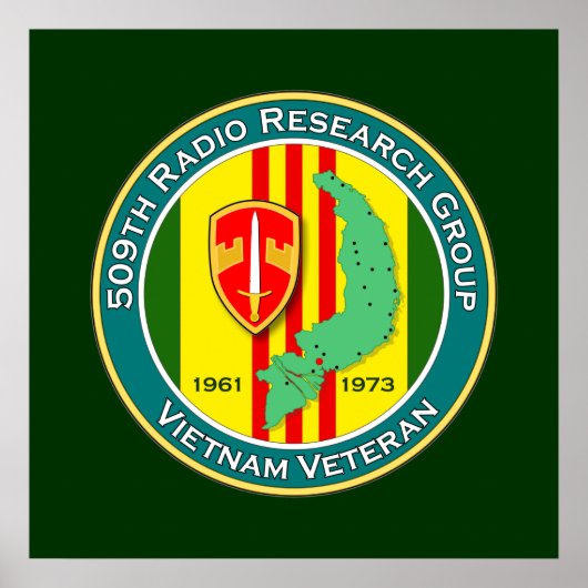 Poster 509e RRG - ASA Vietnam (Devant)