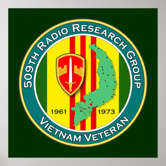 Poster 509e RRG - ASA Vietnam (Devant)