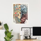 Poster 50/50 TATTOO ART repro (Bureau à domicile)