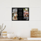 Poster 50 ans mariage anniversaire photo collage modifiab (Cuisine)