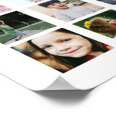 Poster 50 Collage photo personnalisé (Coin)