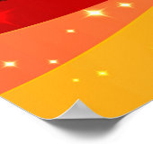 Poster 50 et Fabulous Rainbow 50th Birthday Party (Coin)