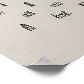 Poster 50 Famous Buildings Print, Architecture, Architect (Coin)