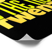 Poster 50 Is The New Twenty Funny 50th Birthday 50 Years  (Coin)