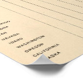 Poster 50 Migration nette par État 1900 (Coin)