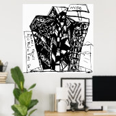 POSTER 50 MILLIARDS DE DOLLAR PONZI SCAM (Bureau à domicile)