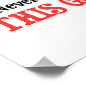 Poster 50 Never Looked This Good (Coin)