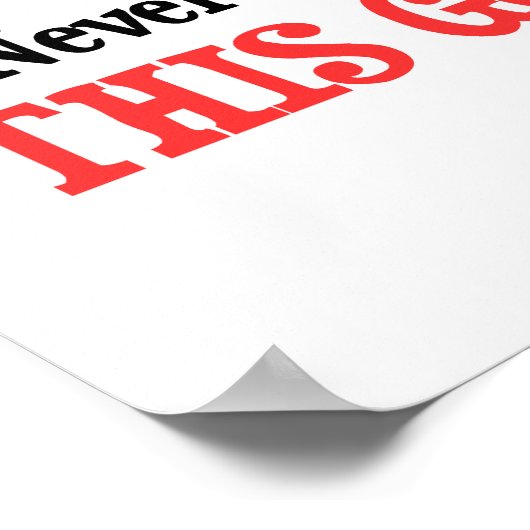 Poster 50 Never Looked This Good (Coin)