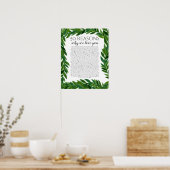 Poster 50 raisons pour lesquelles nous vous aimons feuill (Cuisine)