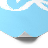 Poster 50% Signe de vente, 18x24 Blue Sale (Coin)