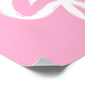 Poster 50% Signe de vente, 18x24 Vente rose (Coin)