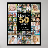 Poster 50e anniversaire 39 photo Collage de photos bravo (Devant)