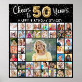 Poster 50e anniversaire 45 photo Collage de photos bravo  (Devant)