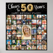 Poster 50e anniversaire 51 Photo Collage encourage à 40 a (Devant)
