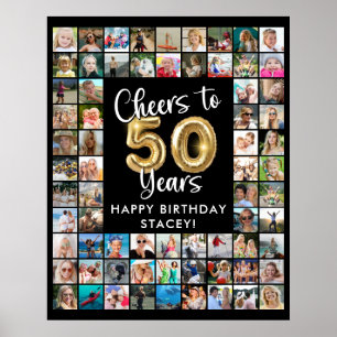 Poster 50e anniversaire 69 Photomontage À 50 ans, santé !