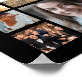 Poster 50e anniversaire Black Gold 100 Photo Collage (Coin)