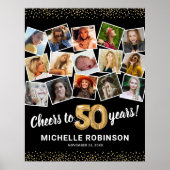 Poster 50e anniversaire Black Gold Photo Party (Devant)