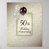 Poster 50e anniversaire du Mariage (Devant)