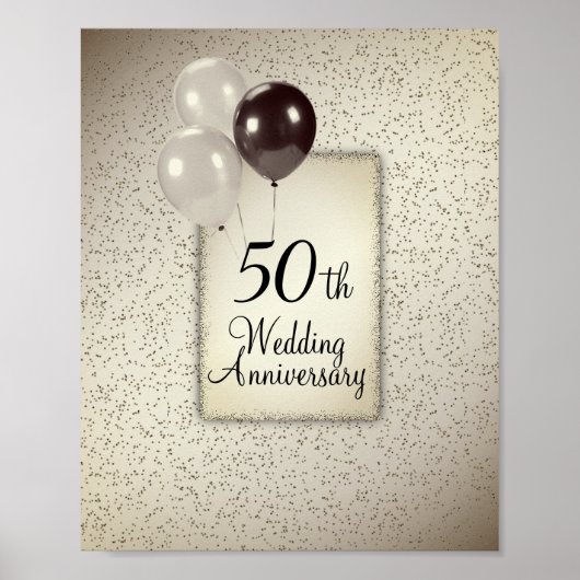Poster 50e anniversaire du Mariage (Devant)
