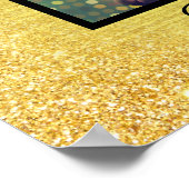 Poster 50e anniversaire du Mariage Photo Collage Gold (Coin)