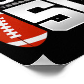 Poster 50e anniversaire - Football Anniversaire - 50e Bir (Coin)