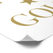 Poster 50e anniversaire Golden Oldie (Coin)