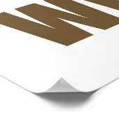 Poster 50e anniversaire Humour pour hommes (Coin)