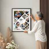 Poster 50e anniversaire Infinity Love Photo Collage Cadea