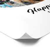 Poster 50e anniversaire Numéro 50 Collage photo Anniversa (Coin)