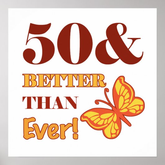 Poster 50e anniversaire pour elle (Devant)