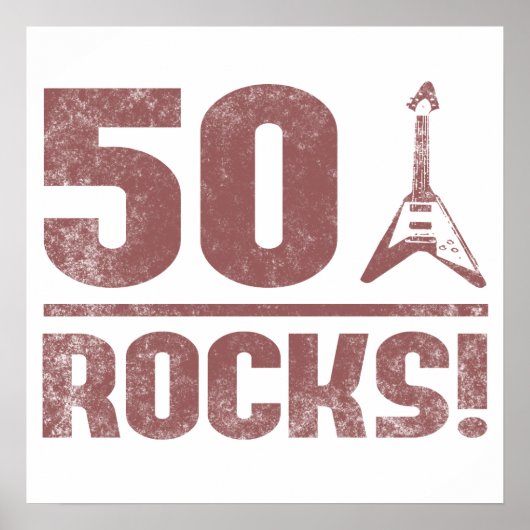 Poster 50e anniversaire Rocks (Devant)