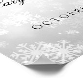 Poster 50e anniversaire Silver Winter Wonderland (Coin)
